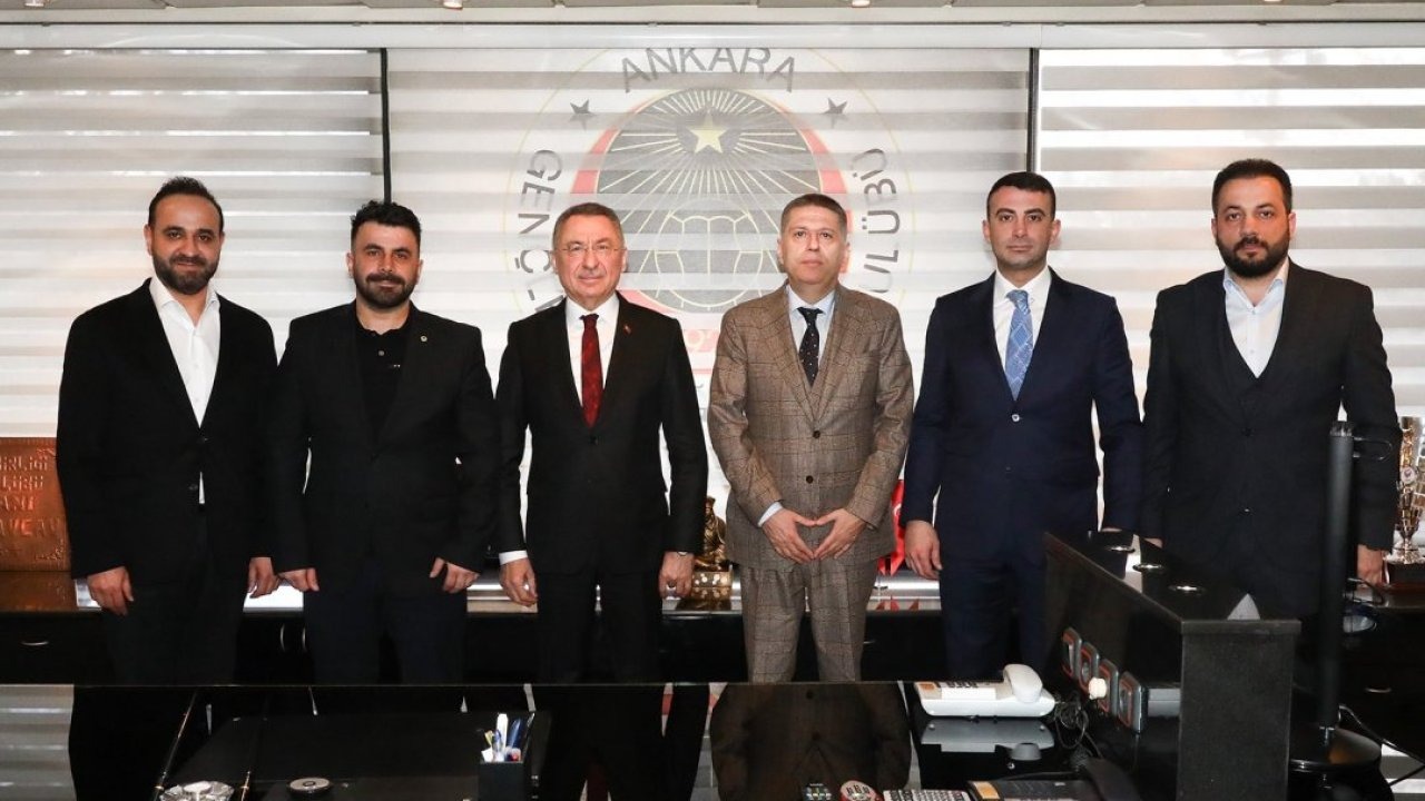 TBMM Dışişleri Komisyonu Başkanı Fuat Oktay'dan Gençlerbirliği'ne ziyaret