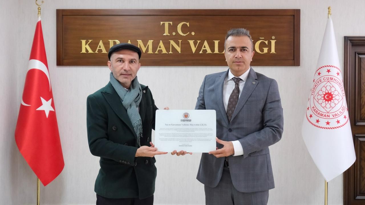 Vali Çiçek Karaman FK’nın Fahri Üyesi Oldu