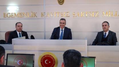 Vali Çiçek'ten İl Genel Meclisi’ne ziyaret