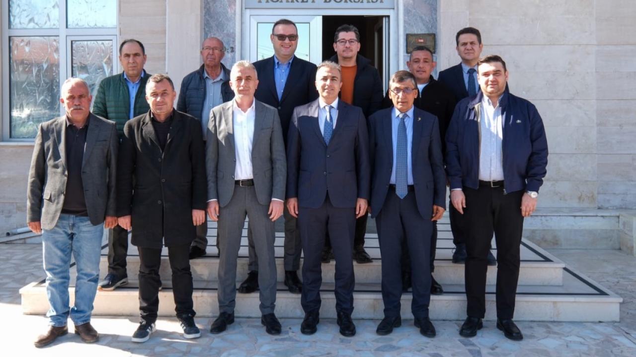 Vali Çiçek'ten Ticaret Borsası'na ziyaret