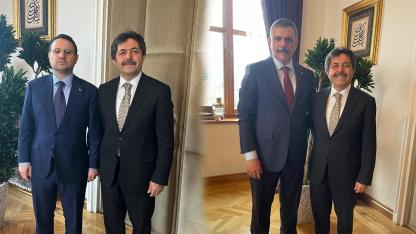 Vekil Sağlam’dan yeni bakanlara ziyaret