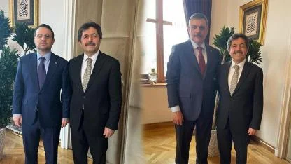 Vekil Sağlam’dan yeni bakanlara ziyaret