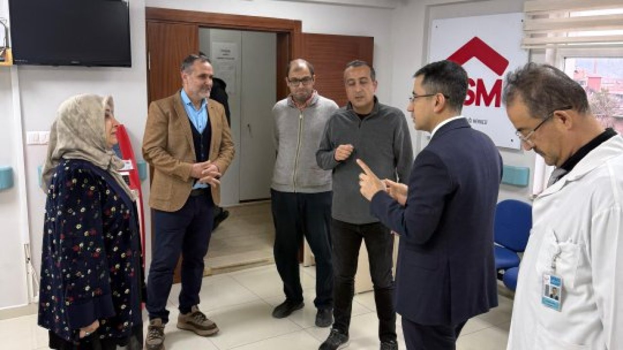 Yahşihan Kaymakamı Kasman'dan Aile Sağlığı Merkezine ziyaret