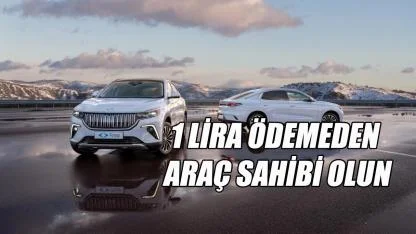 1 lira ödemeden araç sahibi olun