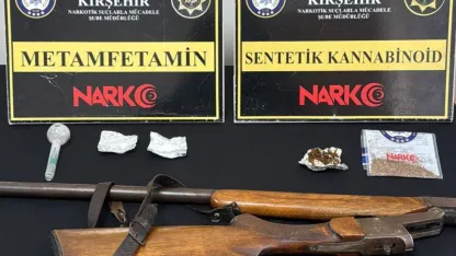 Kırşehir'de uyuşturucu operasyonunda yakalanan 9 zanlıdan biri tutuklandı