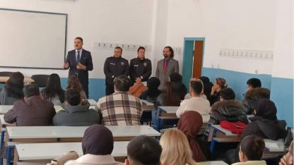 Niğde'de öğrencilere "IBAN kiralama" dolandırıcılığı anlatıldı