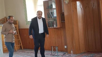 Ulaş'ta caminin bakım ve onarımını köylüler yaptı