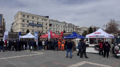 Kayseri'de 1-7 Mart Deprem Haftası kapsamında stant açıldı