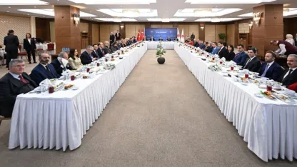 Adalet Bakanı Gürlek, basın kuruluşlarının temsilcileriyle bir araya geldi: (1)