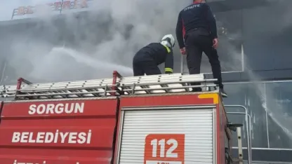 Yozgat’ta iş yerinde çıkan yangın söndürüldü