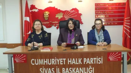 CHP Sivas Kadın Kolları Başkanı Korkmaz 8 Mart Dünya Kadınlar Günü'nü kutladı
