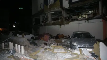 GÜNCELLEME  2 - Niğde'de bir apartmandaki doğal gaz patlamasında 16 kişi yaralandı