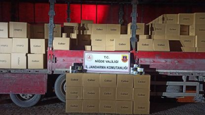 Niğde'de 8 milyon 800 bin kaçak sigara ele geçirildi