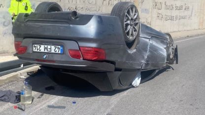 Seydişehir'de otomobilin takla attığı kazada 4 kişi yaralandı