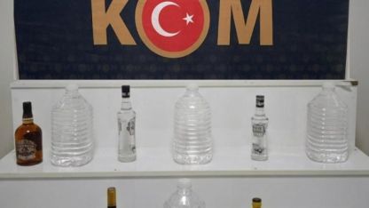 Kırşehir'de kaçak alkol operasyonunda 1 şüpheli yakalandı