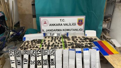 Ankara'da sahte plaka operasyonunda 2 şüpheli gözaltına alındı