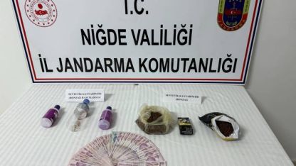 Niğde'de uyuşturucu operasyonunda 1 şüpheli yakalandı