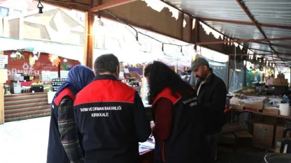 Kırıkkale'de ramazanda kurulan stantlardaki bazı gıda ürünlerinde etiket uyumsuzluğu tespit edildi