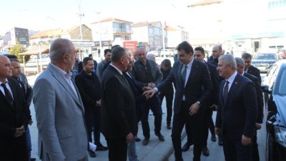 Milli Savunma Bakan Yardımcısı Heybet, Yunak'ta ziyaretlerde bulundu