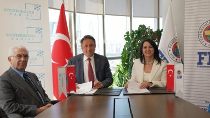Biyoteknoloji Vadisi ile Fenerbahçe Üniversitesi arasında stratejik işbirliği protokolü imzalandı
