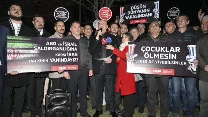 CHP Ankara İl Örgütü, ABD ve İsrail'in İran'a yönelik saldırılarını protesto etti