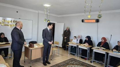 Ulaş Kaymakamı Eskimez, Kur'an kursunu ziyaret etti