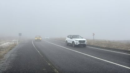 Niğde'de sis etkili oluyor