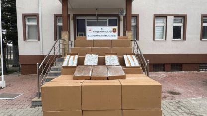 Kırşehir'de 1 milyon 365 bin kaçak makaron ele geçirildi