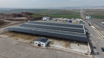 Çubuk Belediyesinin enerjisi santrali elektrik üretimine başladı