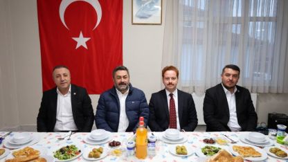 Orta'da şehit yakınları ile gaziler iftar sofrasında buluştu
