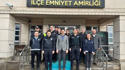 Ulaş Kaymakamı Eskimez'den bayramda görev yapan personele ziyaret