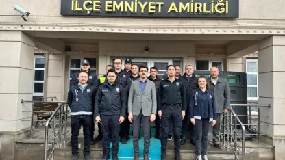 Ulaş Kaymakamı Eskimez'den bayramda görev yapan personele ziyaret