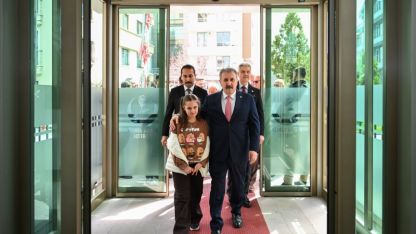 BBP Genel Başkanı Destici, partililerle bayramlaştı: