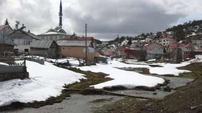 Sivas'taki Eğriçimen Yaylası baharın gelişiyle bir başka güzelliğe büründü