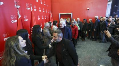 CHP Genel Merkezinde siyasi partiler arası bayramlaşma