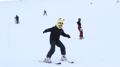 Ramazan Bayramı'nın son gününde Erciyes'teki pistler kayakseverlerle doldu