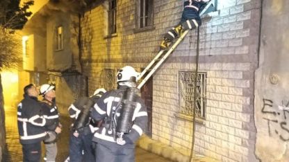 Çankırı'da iki katlı evde çıkan yangında 2 kişi öldü