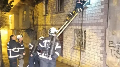 Çankırı'da iki katlı evde çıkan yangında 2 kişi öldü