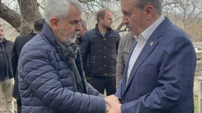 BBP Genel Başkanı Destici, Eskişehir'de cenaze törenine katıldı