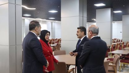 Milletvekili Toy, Sivas Eğitim ve Uygulama Merkezi inşaatını inceledi