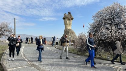 Kapadokya'da turistik merkezler bayram tatilinde 57 bin 988 ziyaretçiyi ağırladı