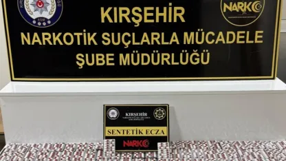 Kırşehir'de uyuşturucu operasyonunda yakalanan zanlı tutuklandı