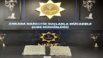 Ankara'da uyuşturucu operasyonunda 2 zanlı tutuklandı