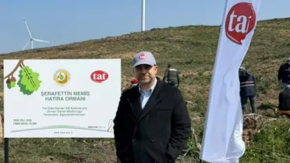 Tat Gıda Şerafettin Memiş Hatıra Ormanı'na 10 bin fidan dikti