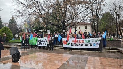 Çankırı'da ABD ve İsrail'in saldırıları protesto edildi