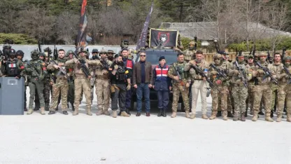 Yozgat'ta farklı illerden gelen takımlar airsoft etkinliğinde buluştu