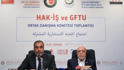 HAK-İŞ ve Suriye Sendikalar Konfederasyonu Ortak Danışma Komitesi Toplantısı düzenlendi