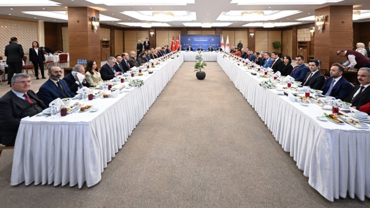 Adalet Bakanı Gürlek, basın kuruluşlarının temsilcileriyle bir araya geldi: (1)