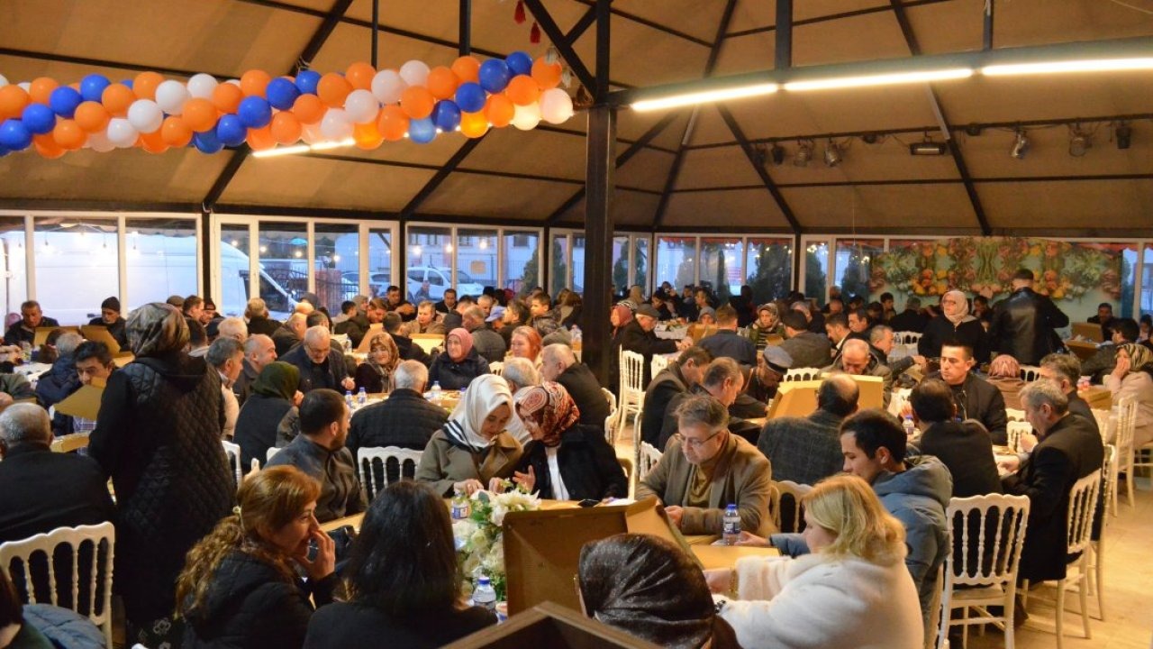 AK Parti Şabanözü İlçe Başkanlığı tarafından iftar programı düzenlendi