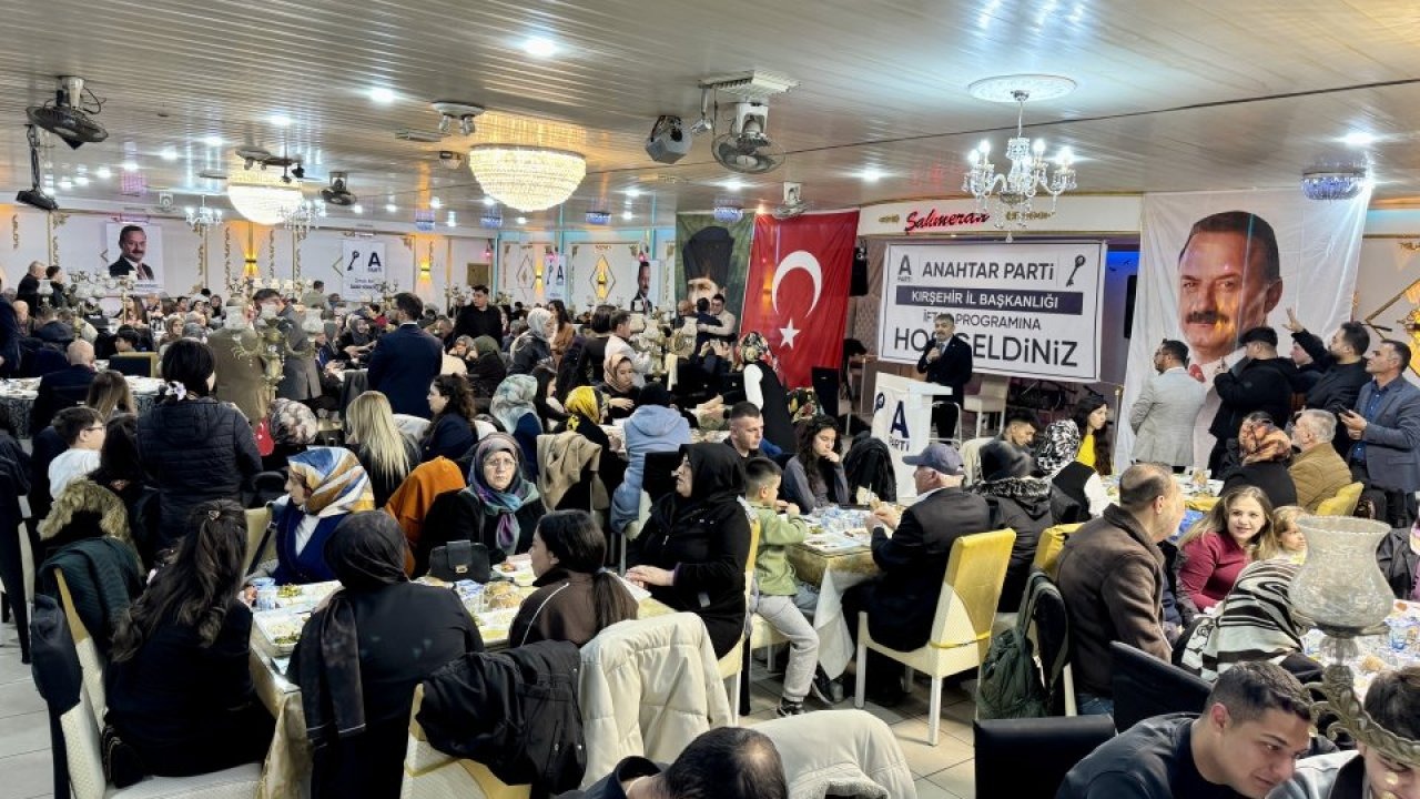 Anahtar Parti Genel Başkanı Ağıralioğlu, Kırşehir'de iftar programına katıldı